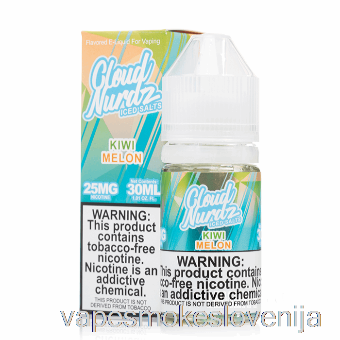 Vape Slovenija Ledena Melona Kivi - Oblak Nurdz Soli - 30ml 50mg